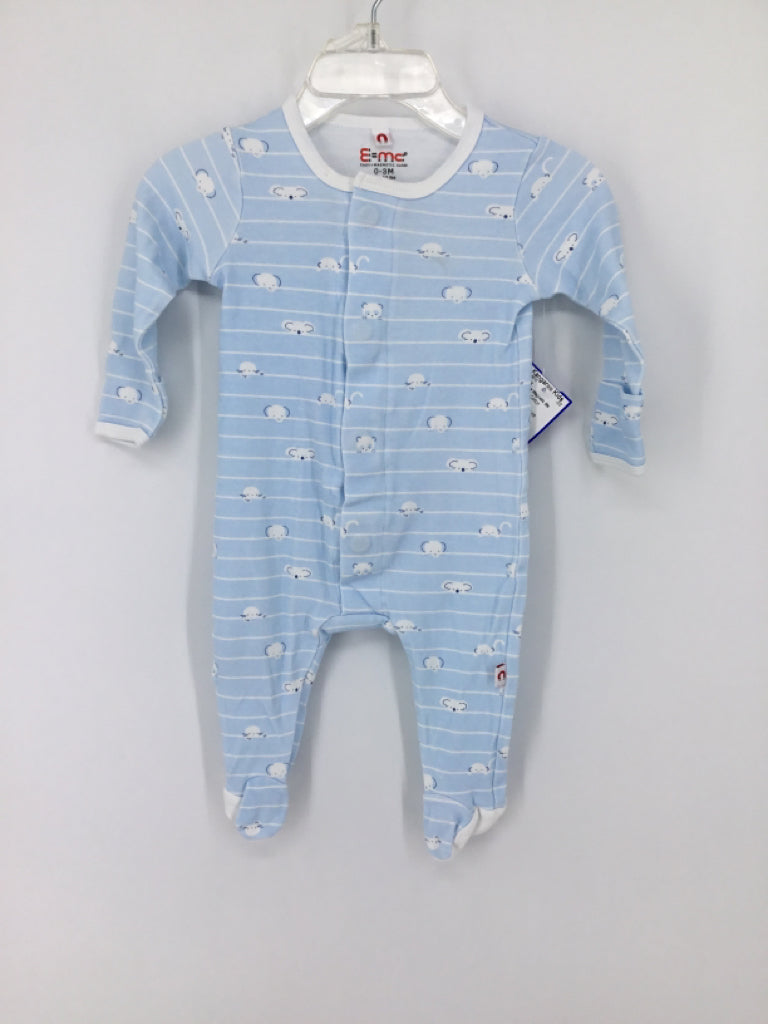 E=MC2 by Magnetic Me Child Size 0-3 Months Blue Sleepers