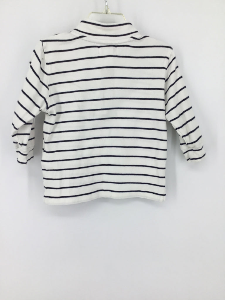 Ralph Lauren Child Size 24 Months White Stripe Shirt - boys