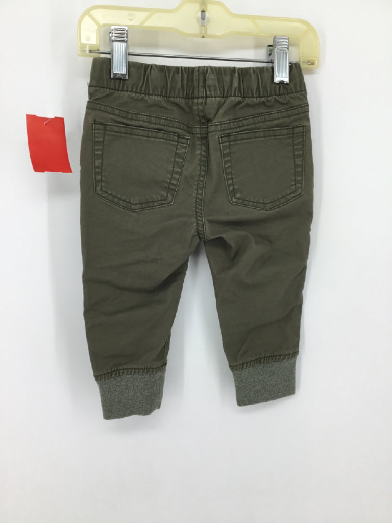Cat & Jack Child Size 12 Months Green Solid Pants - boys