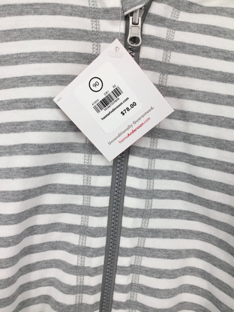 Hanna Andersson Child Size 3 Gray Stripe Outerwear - boys