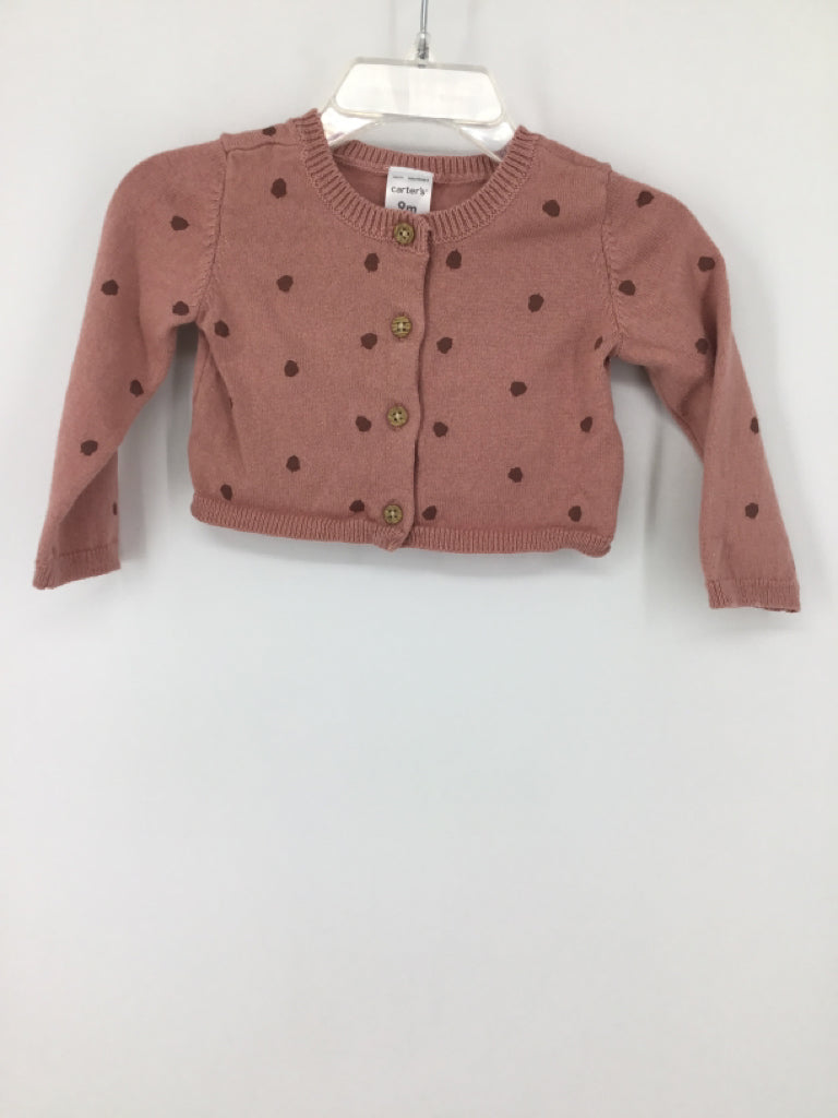 Carter's Child Size 9 Months Pink Sweater - girls