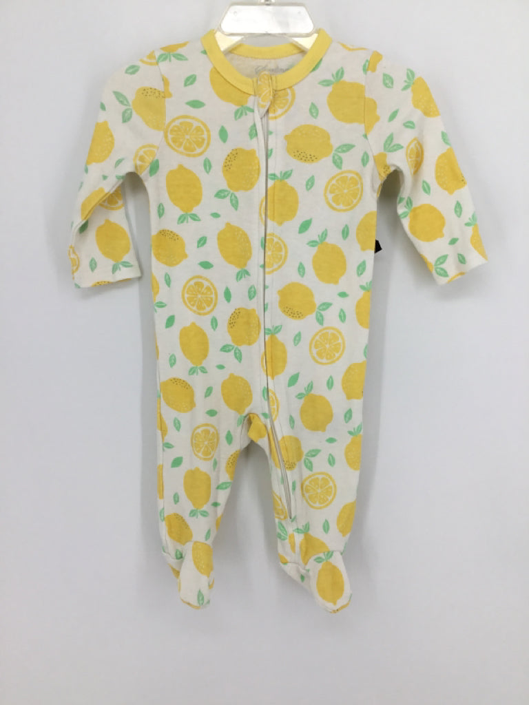 Sterling Baby Child Size 9 Months Yellow Sleepers
