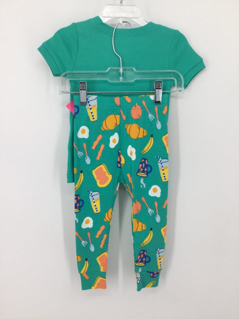 Old Navy Child Size 18-24 Months Green screen printed Pajamas - boys