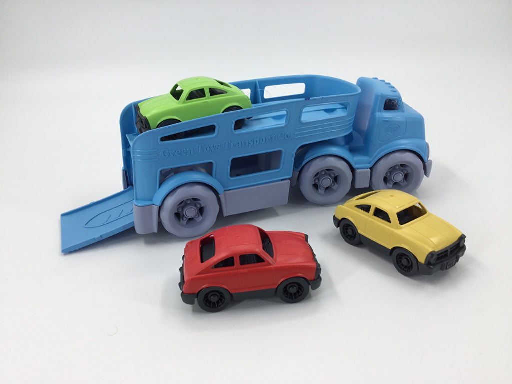 Green Toys Car Carrier Truck Set