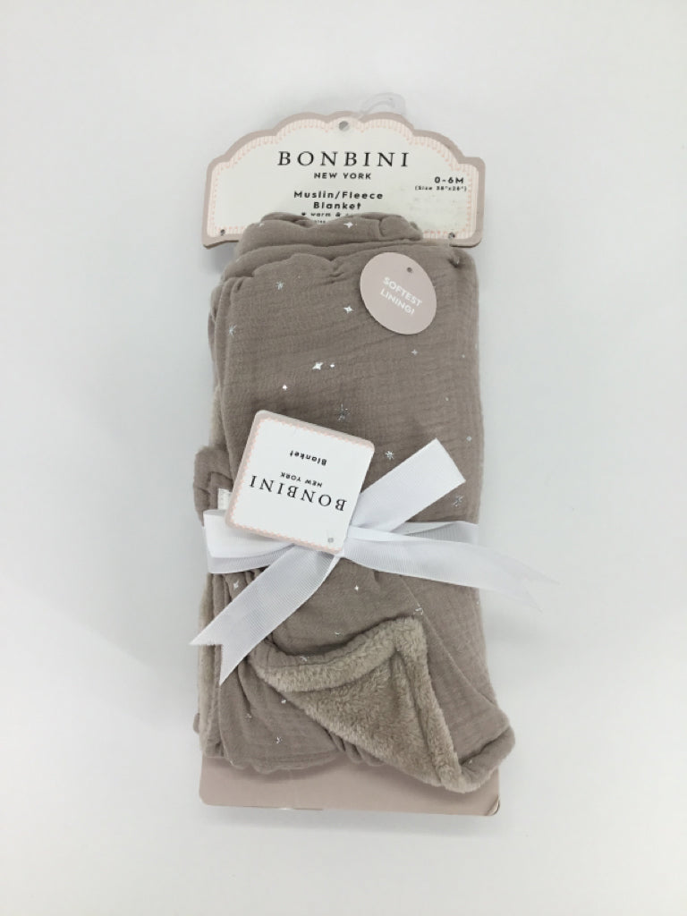 Bonbini Tan Print Blanket
