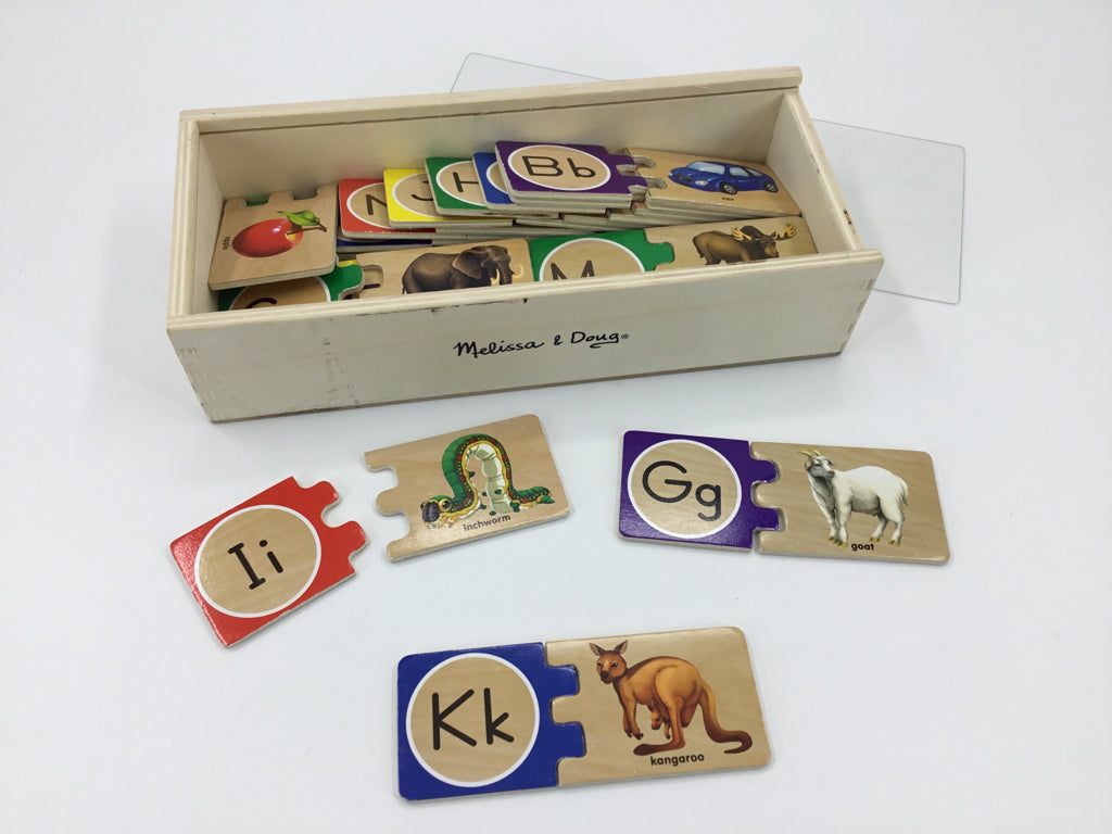 Melissa & Doug Self Correcting A-Z Letter Puzzles
