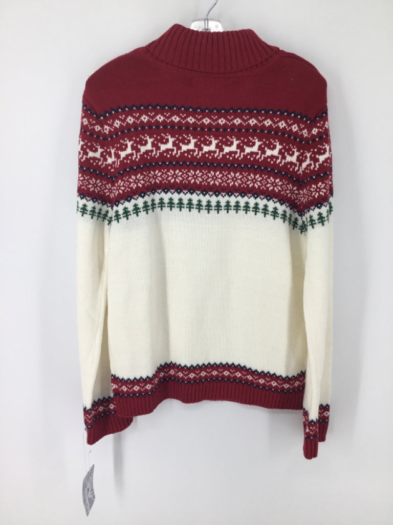 Tommy Bahama Child Size 10 Red Christmas Sweater