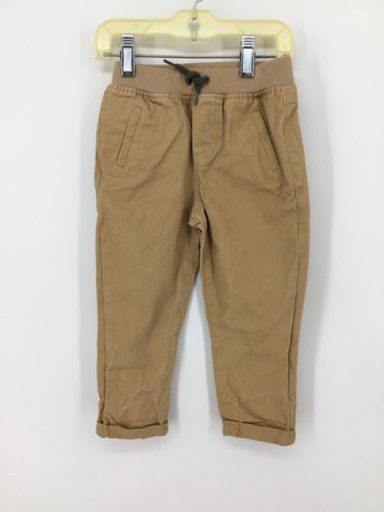 brandless Child Size 3 Tan Solid Pants - boys