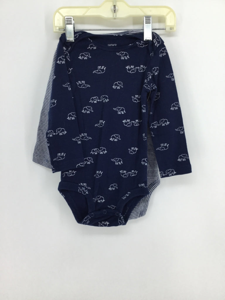 Carter's Child Size 18 Months Navy Onesie