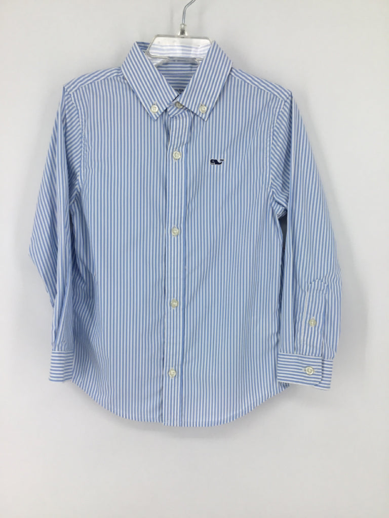 vineyard vines Child Size 4 Blue Stripe Shirt - boys