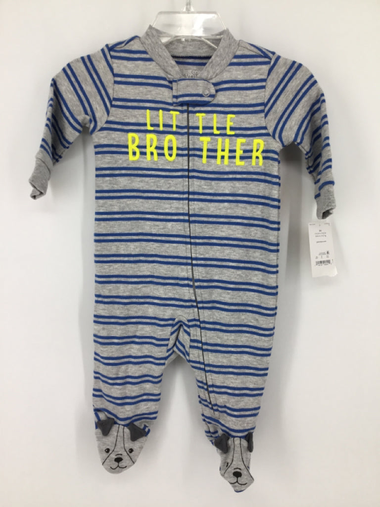Just One You Made by Carters Child Size 3 Months Gray Sleepers