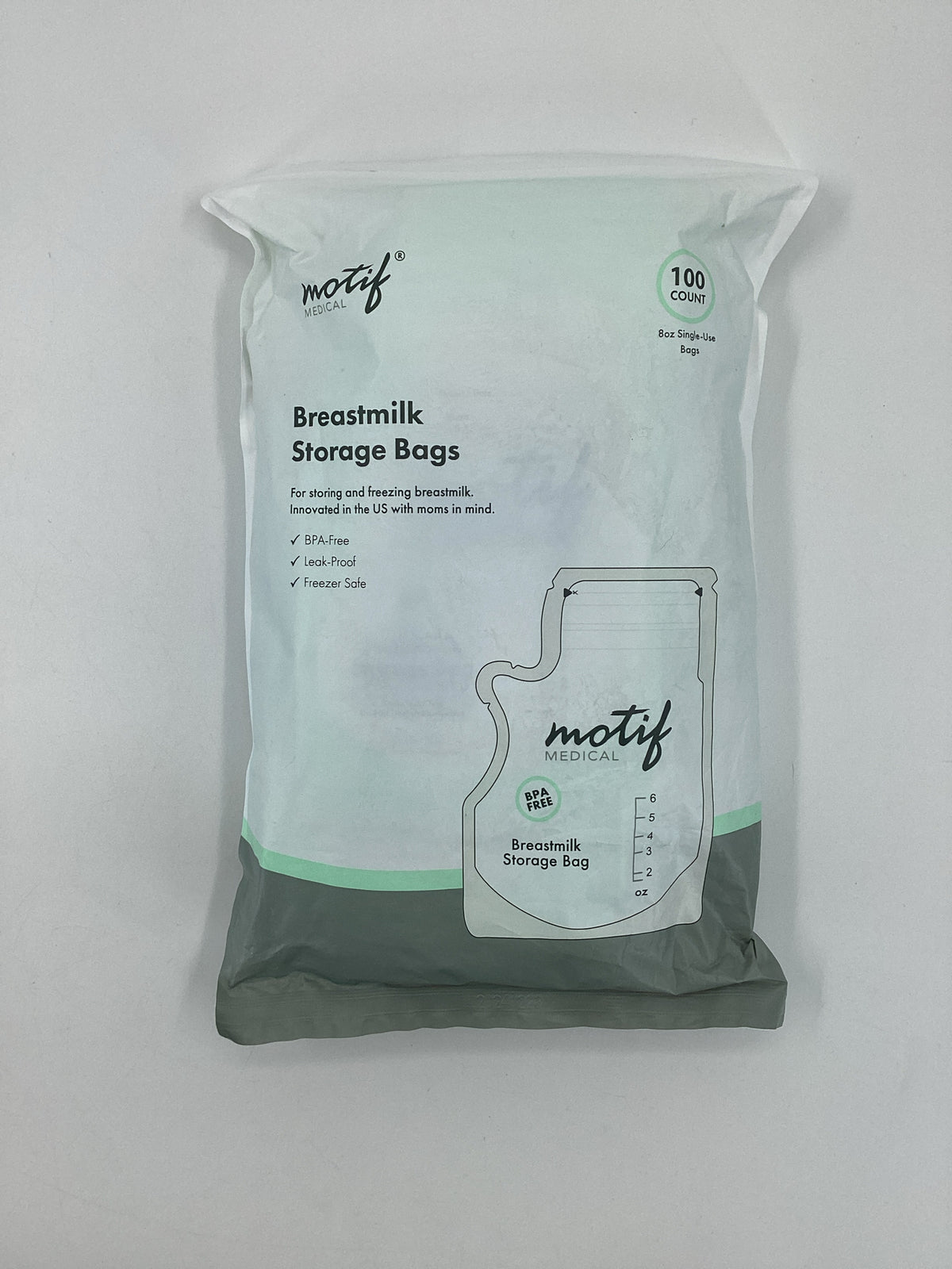 Motif Medical Breastmilk Storage Bags 100 Ct