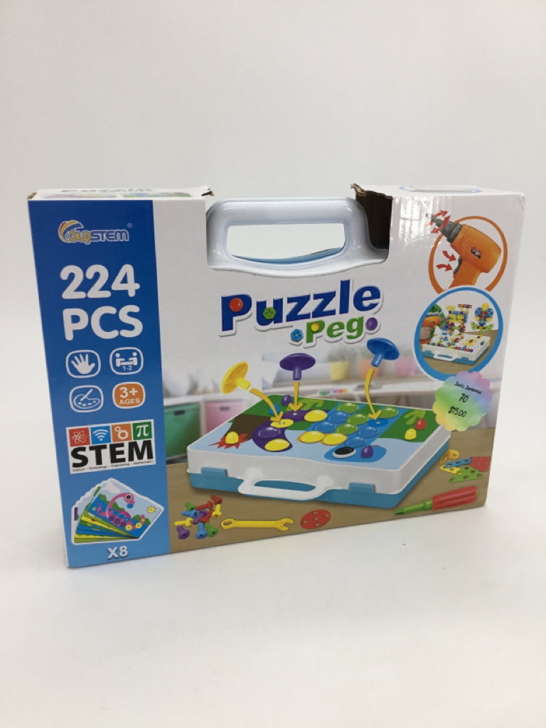 Sup Stem Puzzle Peg Drill and Build Toy