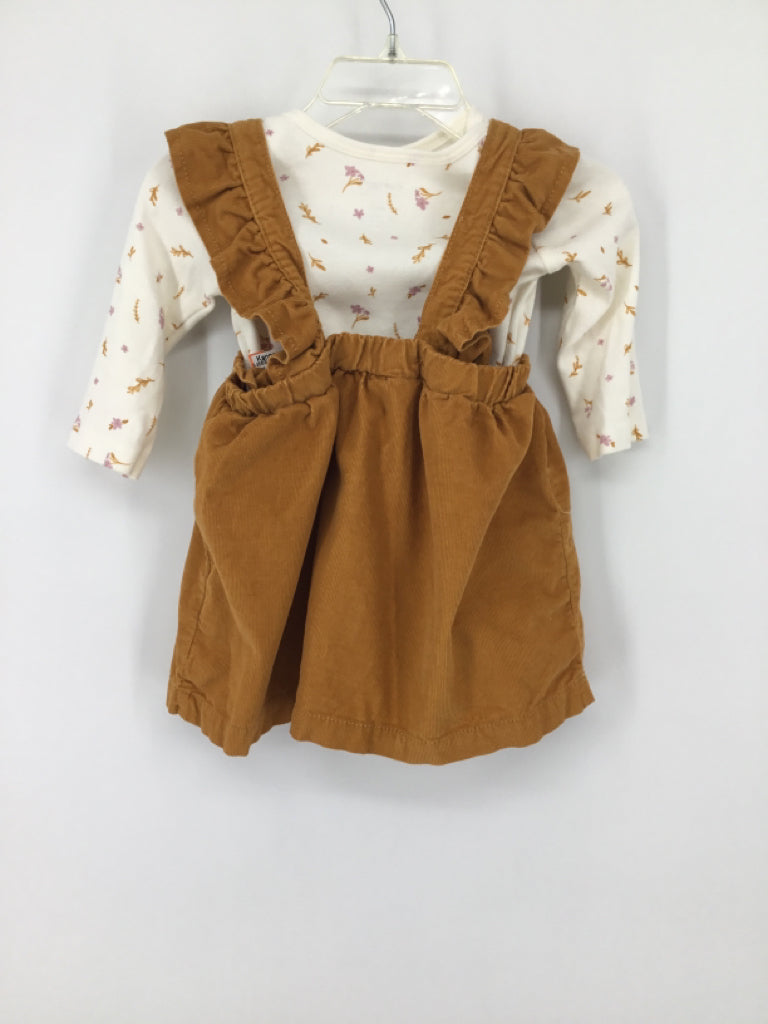 Just One You Made by Carters Child Size 6 Months Mustard Dress - girls