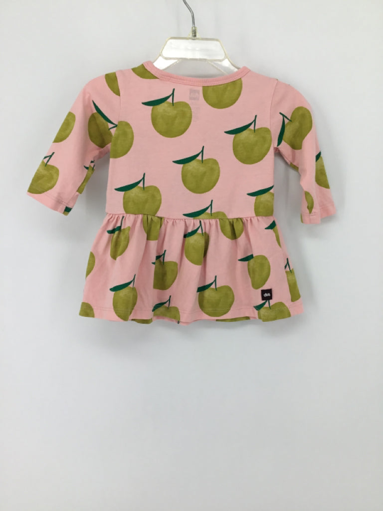 Tea Child Size 3-6 Months Pink Dress - girls