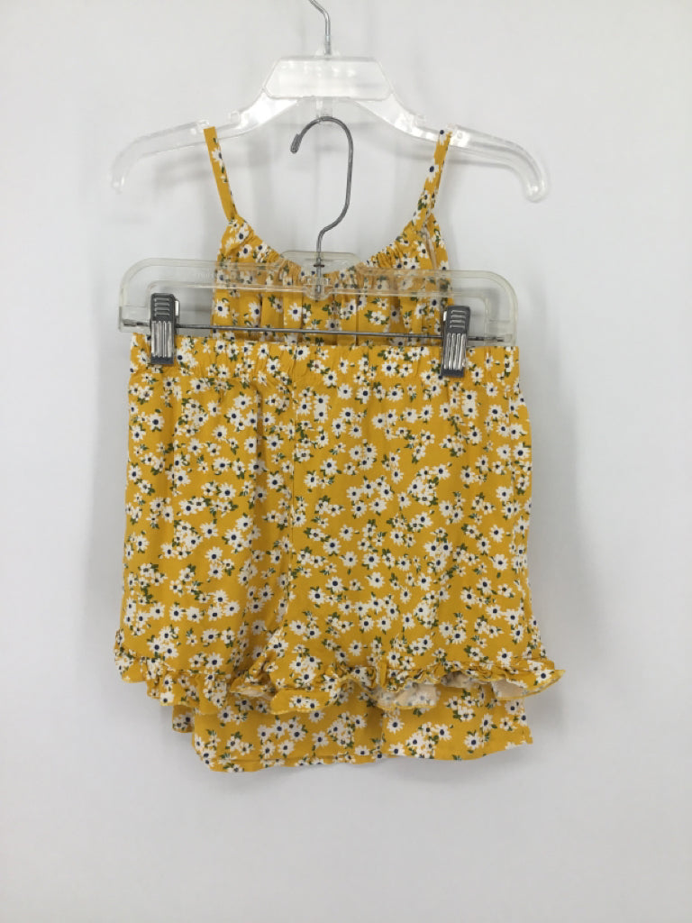 Zunie Child Size 6 Yellow Outfit - girls