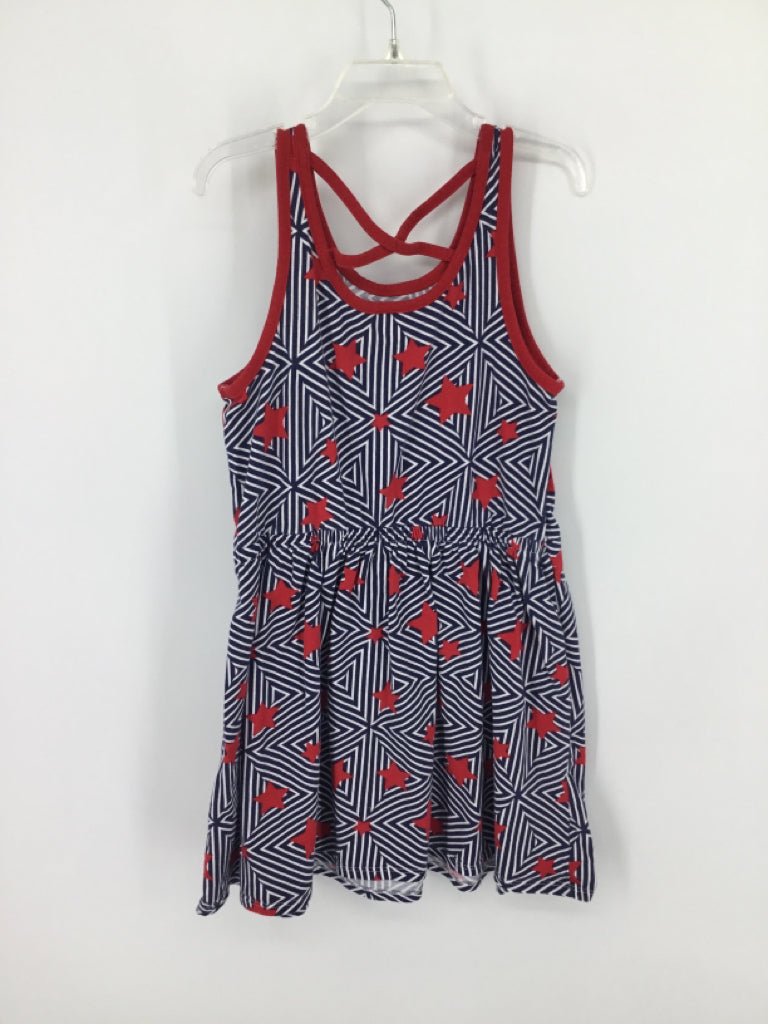 Gymboree Child Size 7 Navy Stars & Stripes Dress