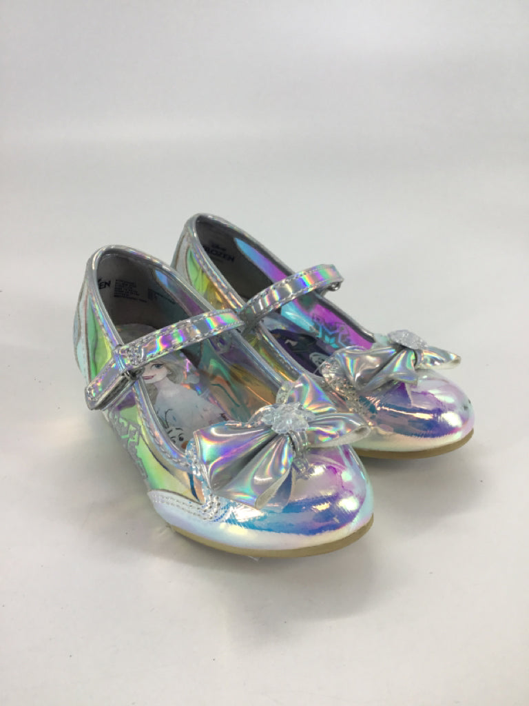 Disney Child Size 8 Toddler Iridescent Dress Shoes