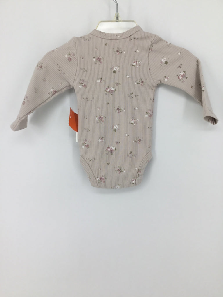 Jamie Kay Child Size 0-3 Months Tan Onesie