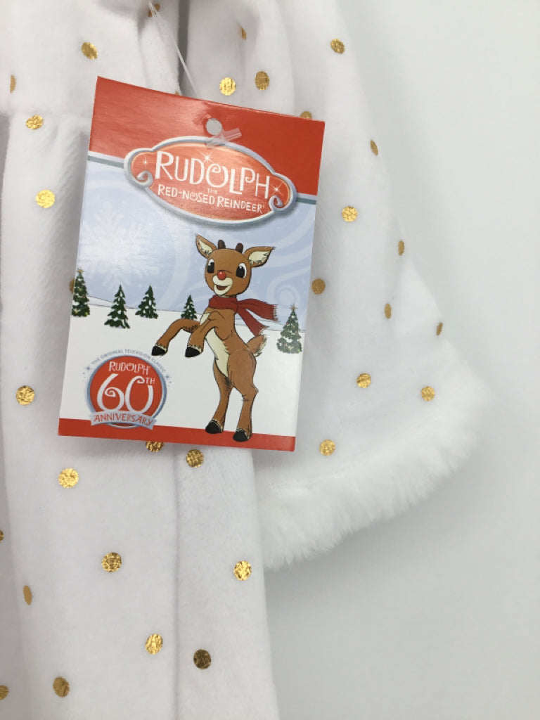 Rudolph Child Size 6 Months White Christmas Dress