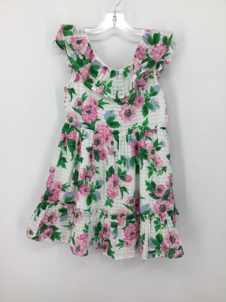 Janie and Jack Child Size 8 White Dress - girls