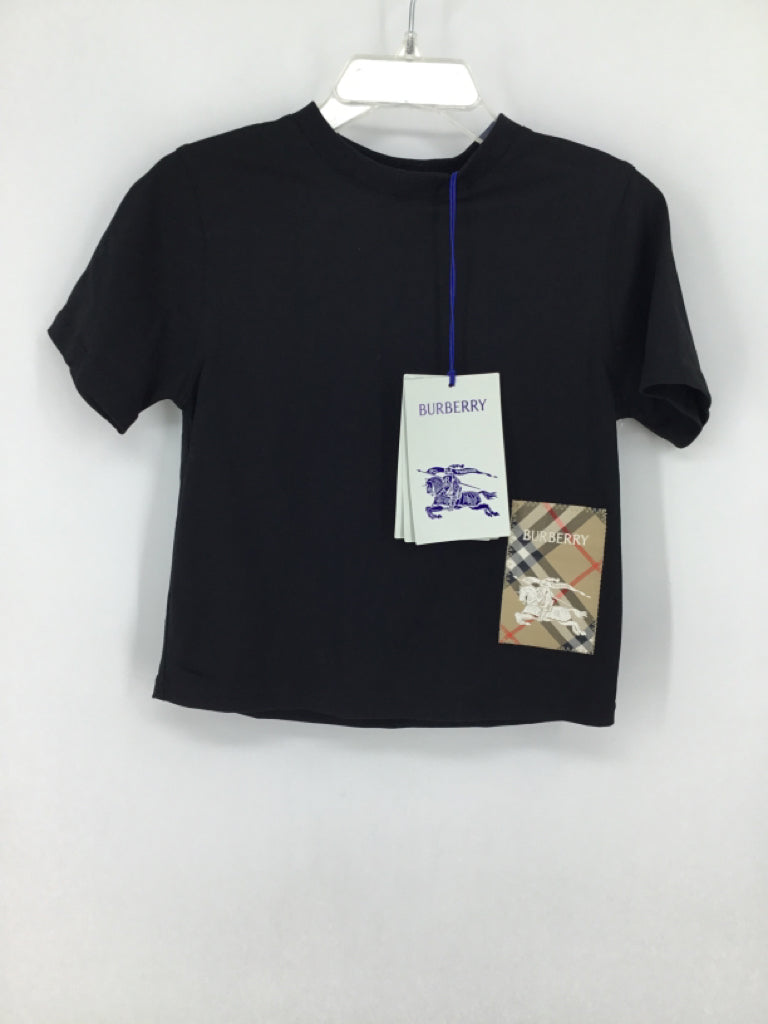 Burberry Child Size 2 Black Solid T-shirt - boys