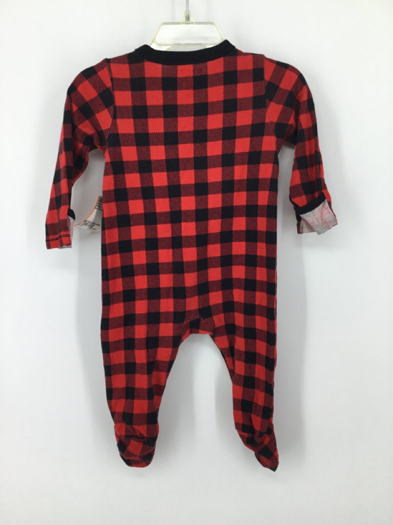 Old Navy Child Size 6-9 Months Red Sleepers