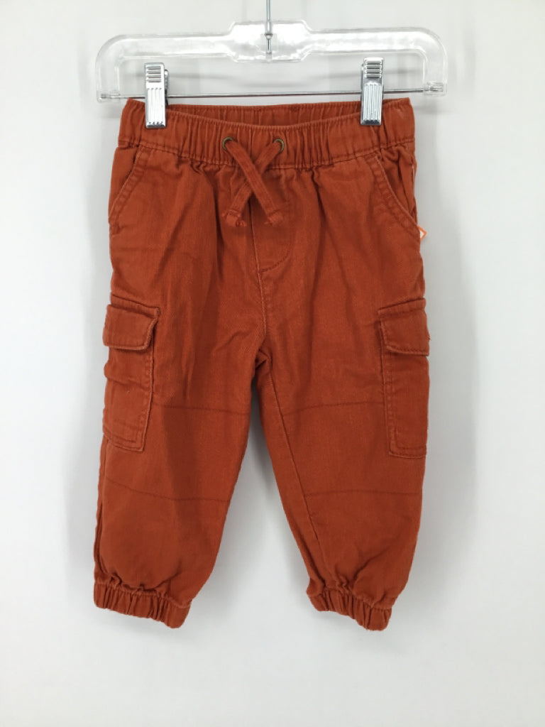 Carter's Child Size 18 Months Orange Solid Pants - boys