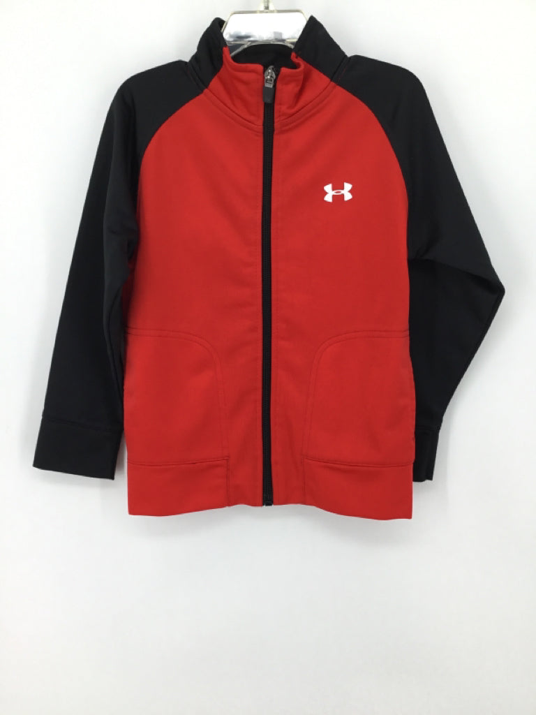 Under Armour Child Size 4 Red Solid Jacket - boys