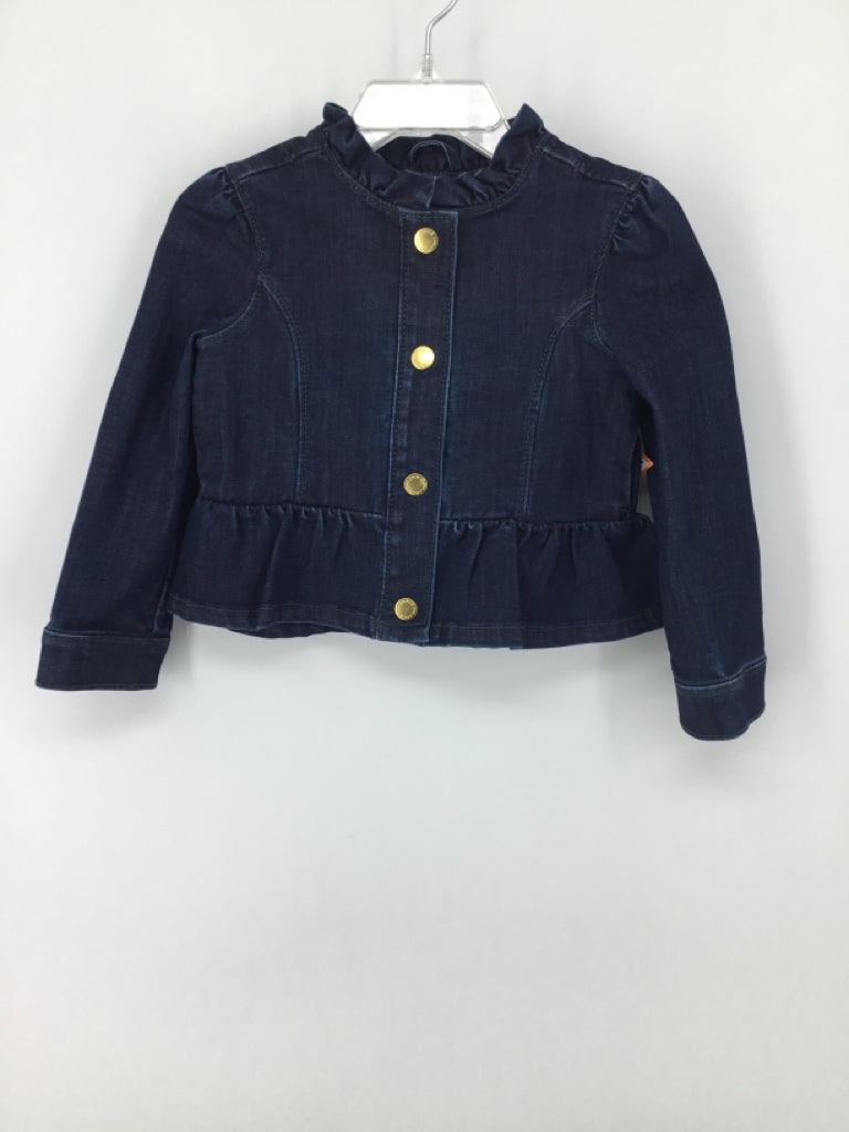 Jack Denim Child Size 18-24 Months Blue Jacket - girls
