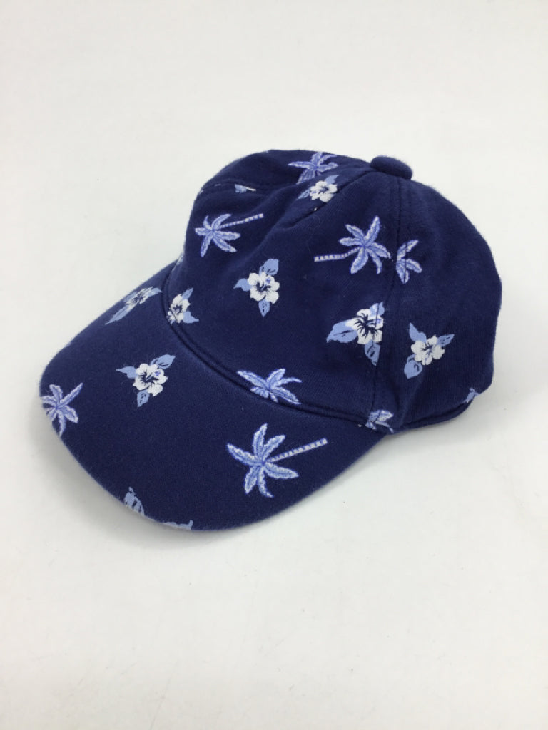 Janie and Jack Child Size 6-12 Months Navy Floral Hats - boys