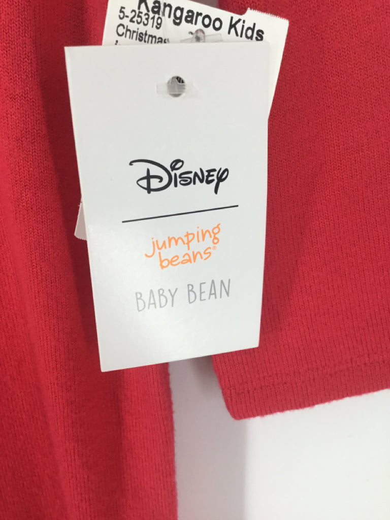 jumping beans/Disney Child Size 18 Months Red Christmas Outfit