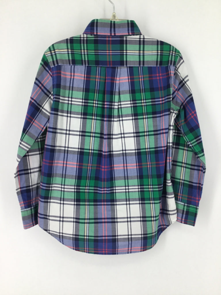 Ralph Lauren Child Size 5 Multi-Color Plaid Shirt - boys