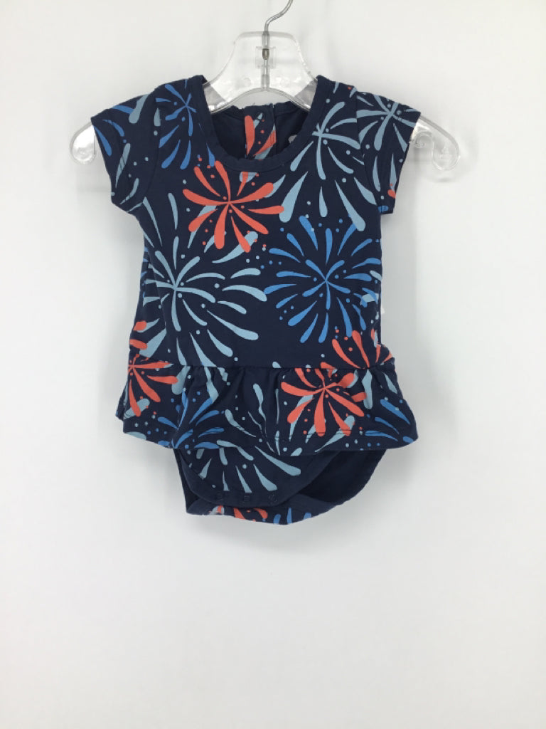 Monica + Andy Child Size 3-6 Months Blue Stars & Stripes Outfit