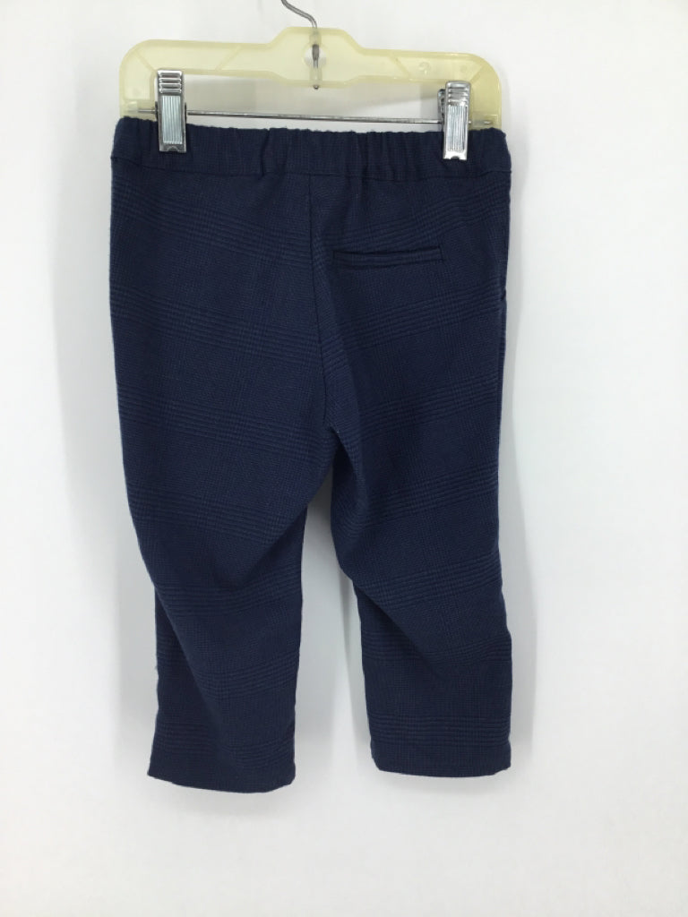 H & M Child Size 18 Months Blue Print Pants - boys
