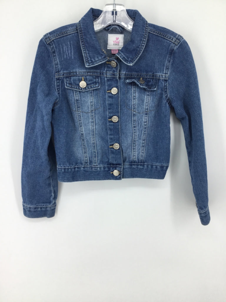 YMI Girl Child Size 8 Blue Jacket - girls