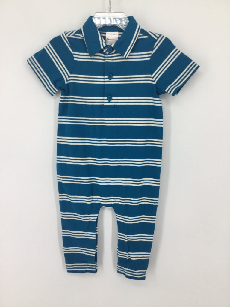 Hanna Andersson Child Size 12-18 Months Blue Stripe Outfit - boys