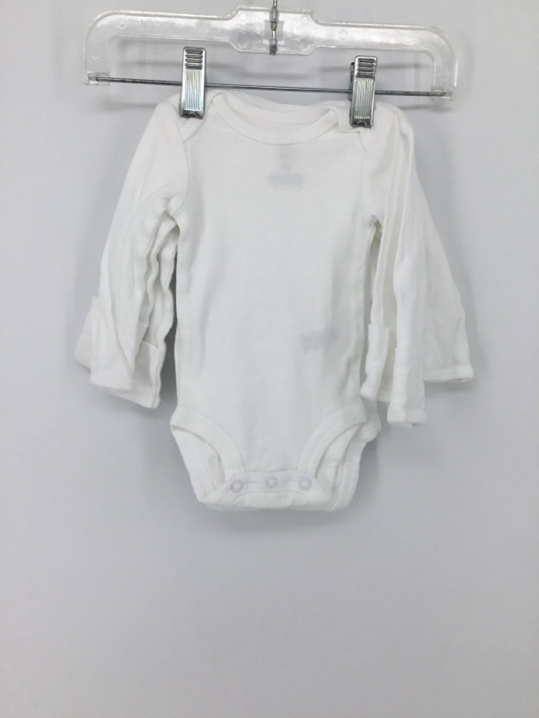 Just One You Made by Carters Child Size Newborn White Onesie