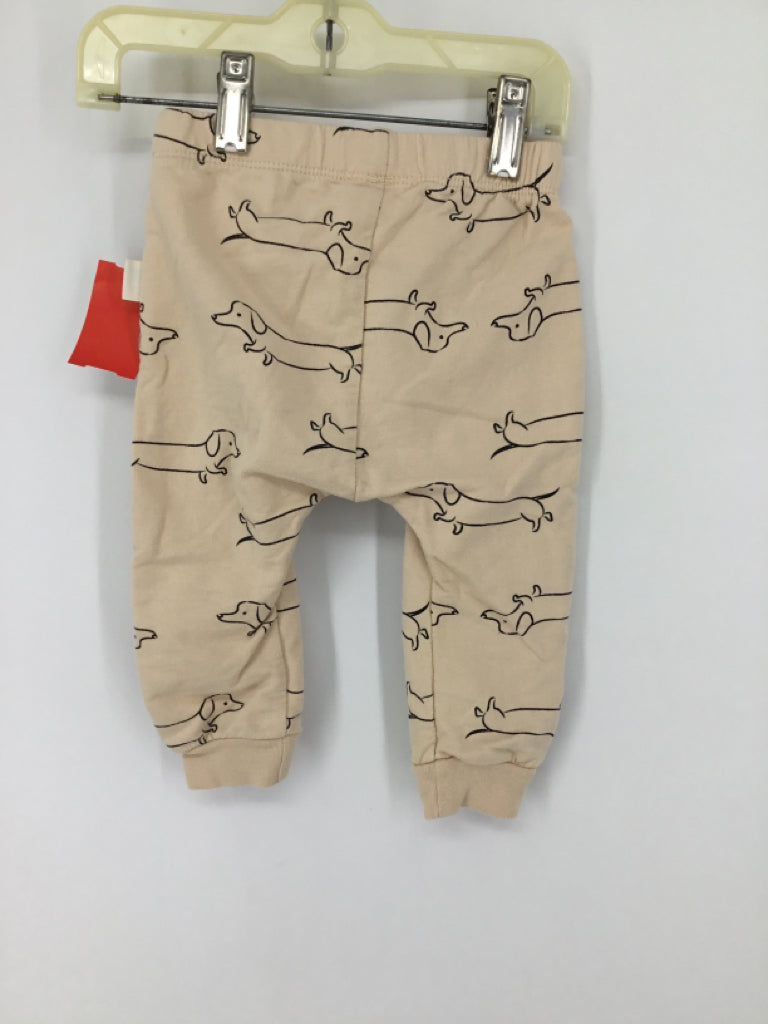 Rabbit + Bear Child Size 12 Months Tan Dog Pants - boys