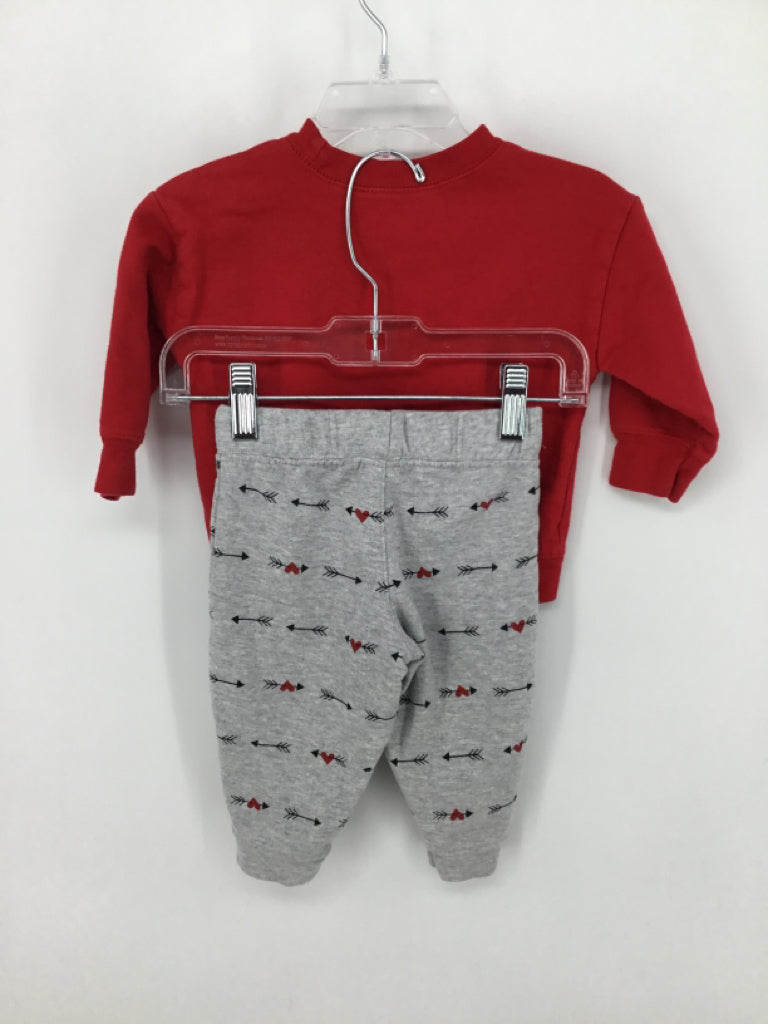 Just One You Made by Carters Child Size 9 Months Red Valentine's Day Outfit