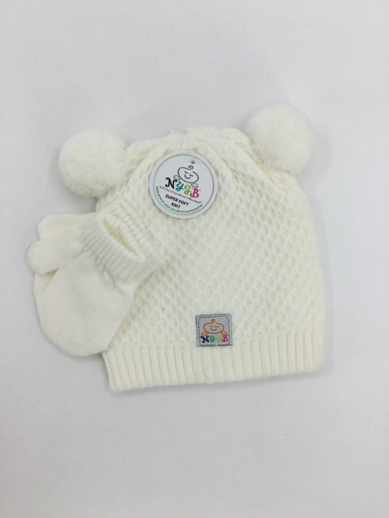 NYGB Child Size Infant White Solid Hats - boys