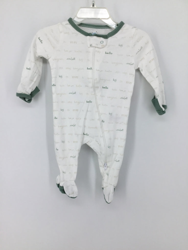cloud island Child Size 0-3 Months Green Sleepers