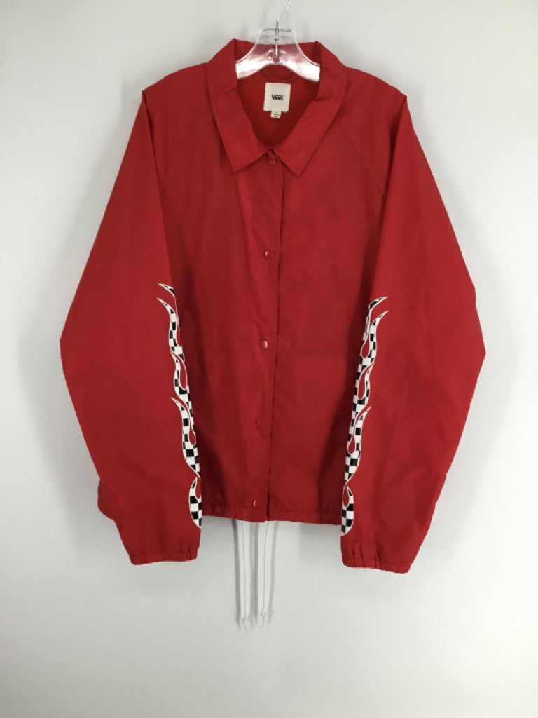 Vans Child Size 12 Red Solid Jacket - boys