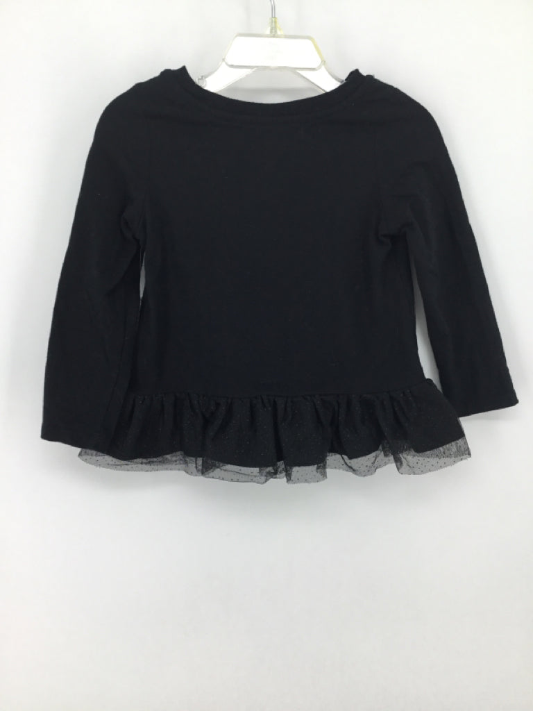 Cat & Jack Child Size 2 Black Halloween Shirt