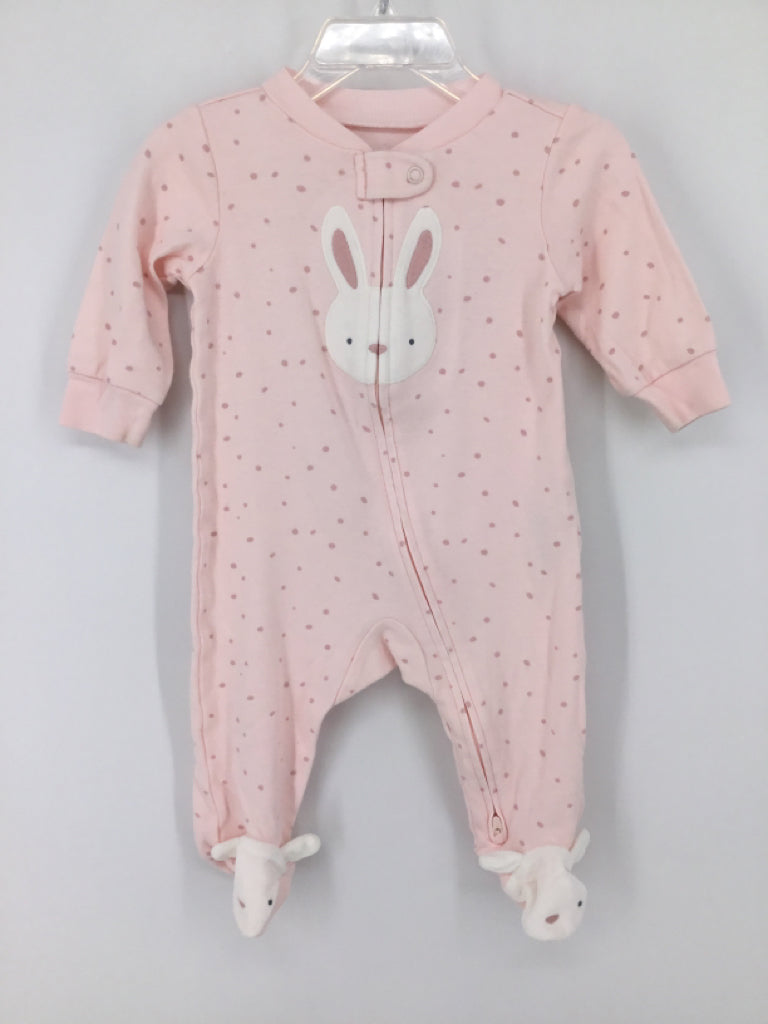 Just One You Made by Carters Child Size 6 Months Pink Sleepers