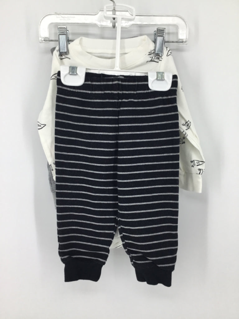 Carter's Child Size 12 Months Gray Solid Outfit - boys