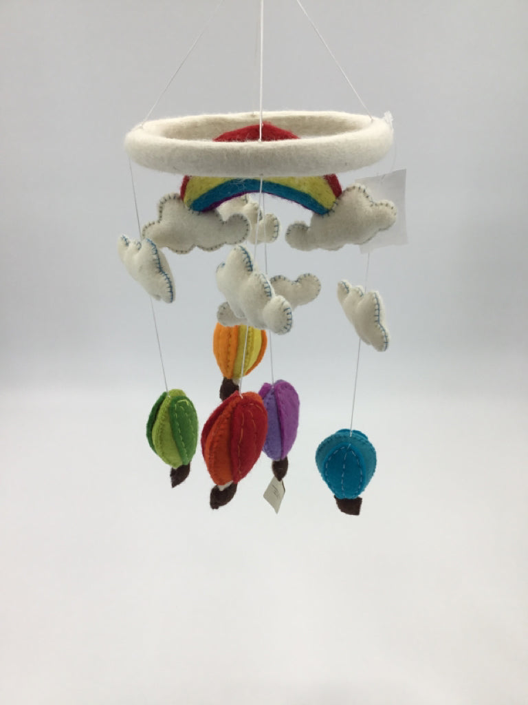 The Winding Road Hot Air Baloon Felt Mobile