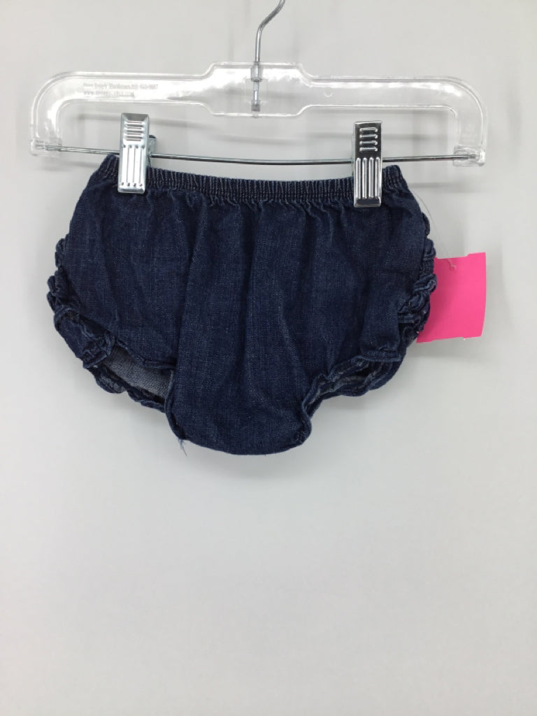 Ruffle Butts Child Size 6-12 Months Blue Bloomers - girls