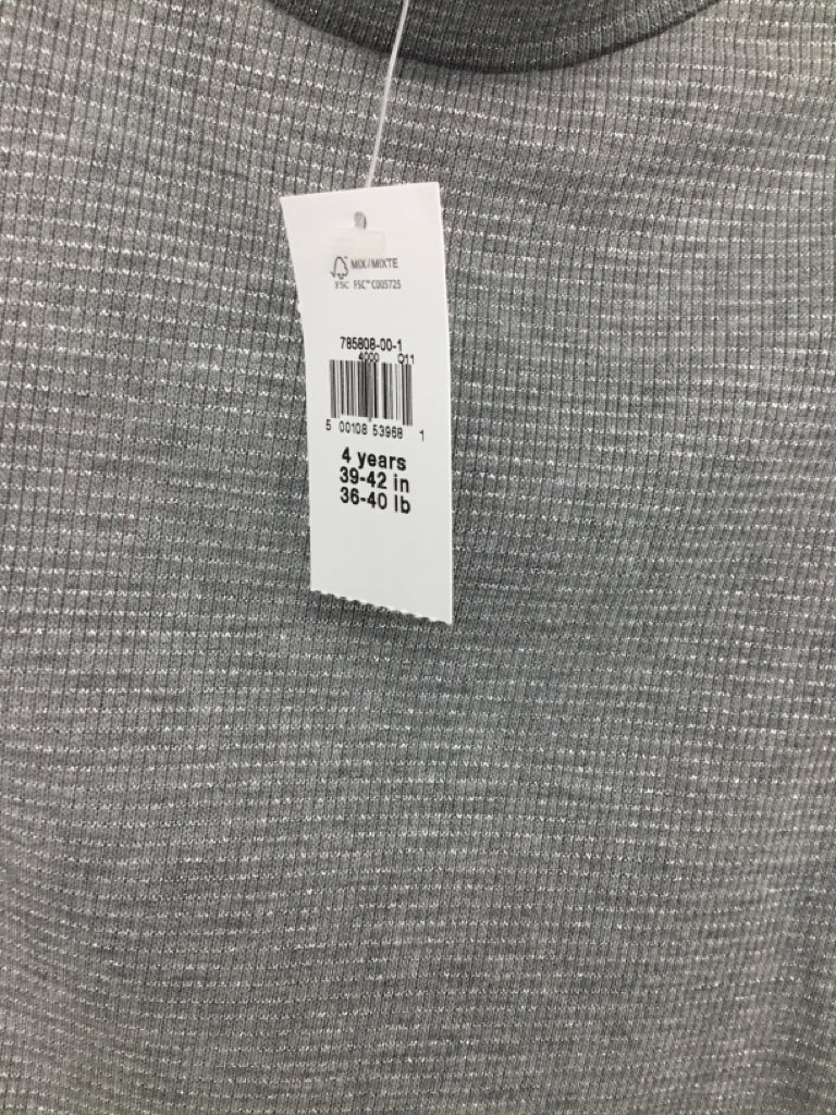 Baby Gap Child Size 4 Silver Shirt - girls