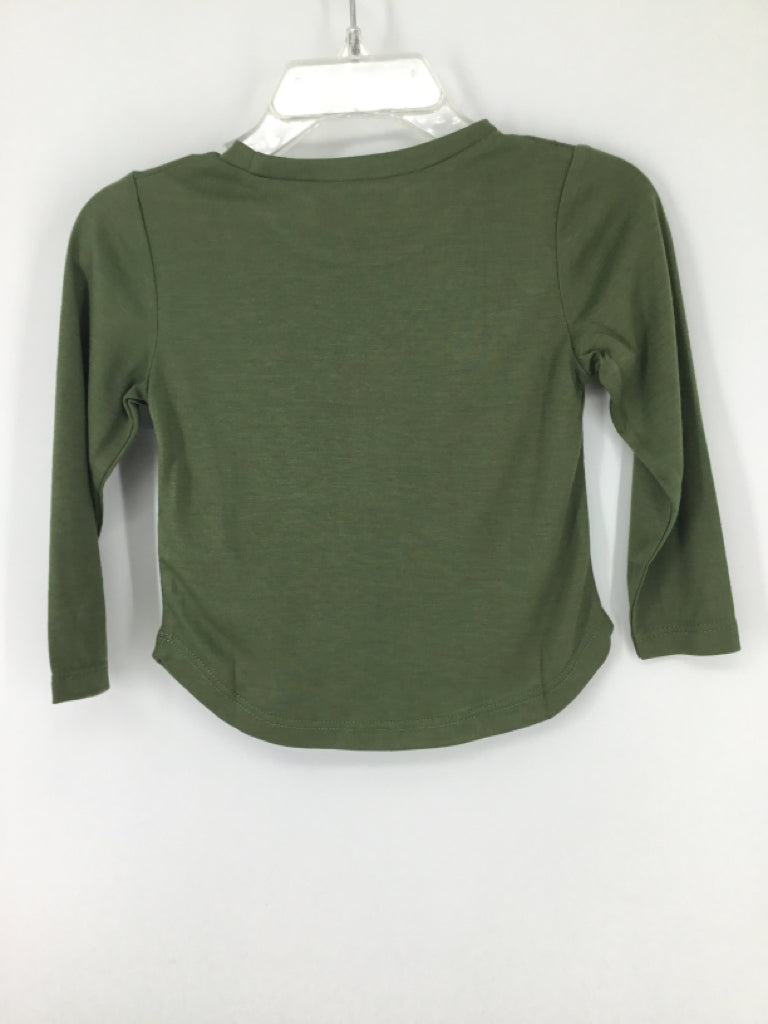 Bailey Bloosoms Child Size 9-12 Months Green Christmas T-Shirt